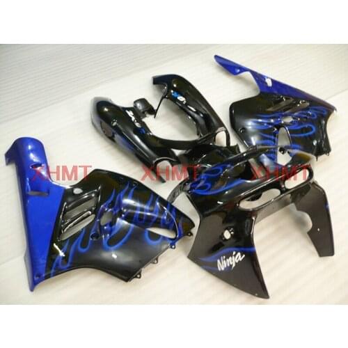 For Zx 9r 1994 - 1997 Full Body Kits Zx-9r 96 97 Fairings for Kawasaki Zx9r 1997 Black Blue Frame Fairing