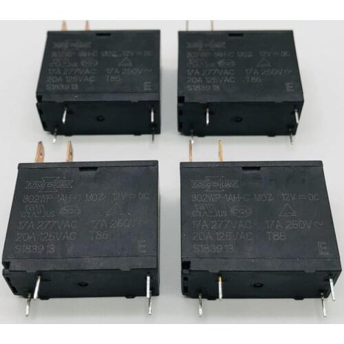 Original 302WP-1AH-C 12VDC 4pin 17A277VAC relays