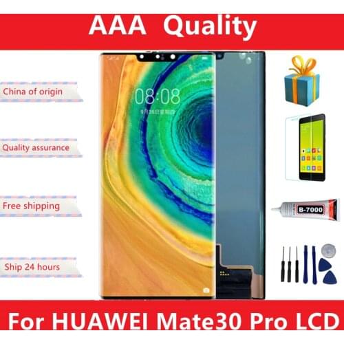 ORIGINAL 6.53'' Display with Frame Replacement for Huawei Mate 30 Pro LCD Touch Screen Digitizer for Huawei Mate30 Pro LCD