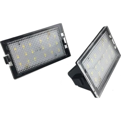 Car License plate Light White 18 SMD For Land Rover Discovery Series 3/4 Freelander 2 Range Rover Sport (L320) 2005-2013