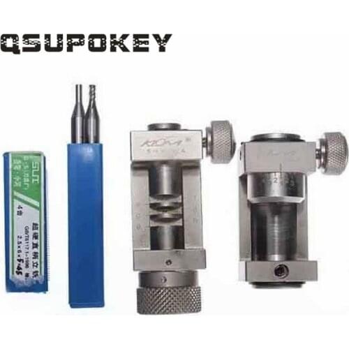 QSUPOKEY High quality Key Copy Machine Replacement Car Key Clamp Set for Ford For Jaguar Auto Locksmith Tools Fixture