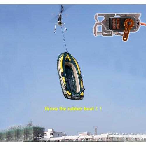 Mayatech Servo Parabolic Switch Device Aerial Vehicle Throw Device Tarot Dispenser With Servo Arm 25T For Remote Controller 25kg