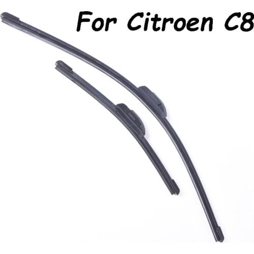 Front Wiper Blades For Citroen C8 From 2002 2003 2004 2005 2006 2007 2008 To 2013 Years Car Accessories Windshield Wipers
