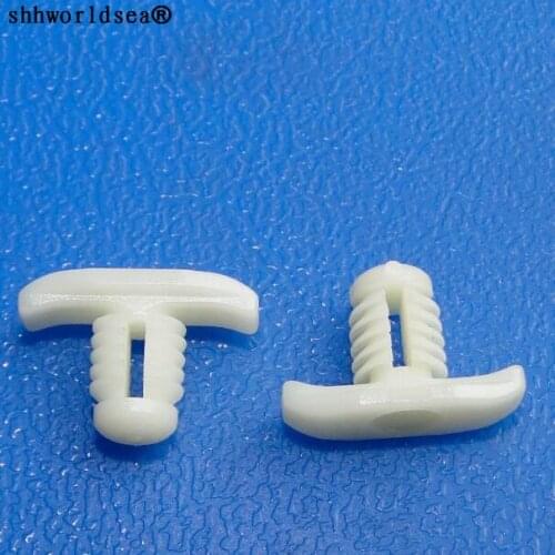 Shhworldsea 100pcs car clip fasteners Front & Rear Door Weatherstrip Clip for VW#1Z0837732