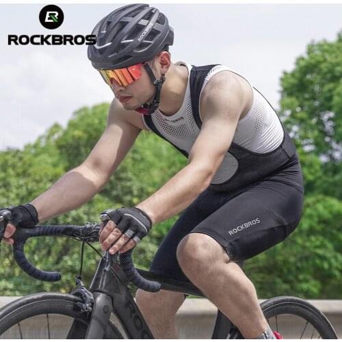 ROCKBROS Cycling Shorts Summer Men Women 3D Cushion Padded Bike Bib Short Pants Breathable MTB Road Bicycle Underwear Trouser