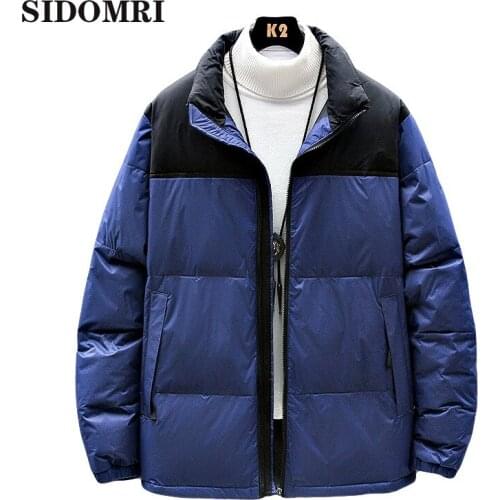 Winter Fashion Brand North Parkas Mixed Colors Couple Cotton Coats Casual Stand Collar Warm Down Puffer Jackets Men/Ladies Top