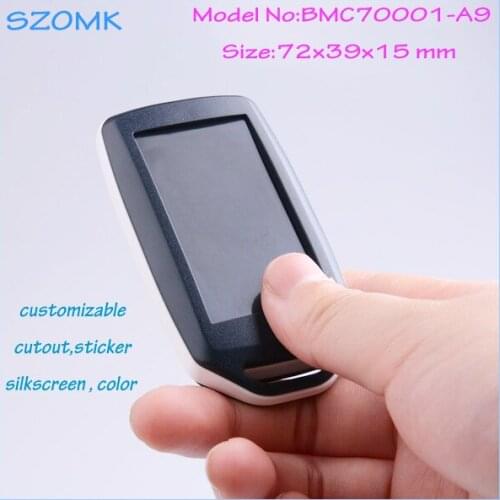 10 pcs, handheld plastic enclosure for electronic 72*39*15mm abs plastic project box electronics switch box control enclosure