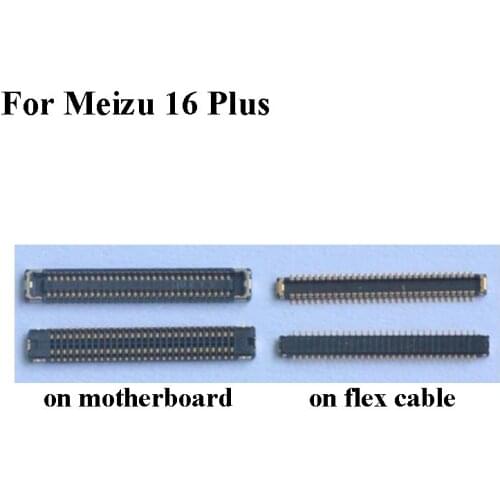 2PCS FPC connector Meizu16 Plus LCD display screen on Flex cable on mainboard motherboard ForMeizu 16 Plus 16plus replacement