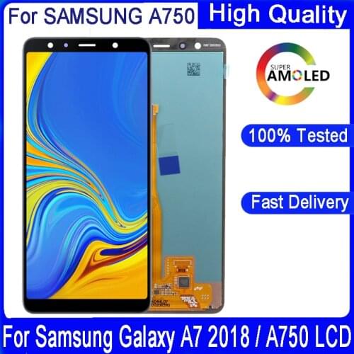 6.0'' Original LCD For Samsung Galaxy A7 2018 A750 SM-A750F A750FN A750G LCD Display+ Touch Screen Assembly Replacement Part
