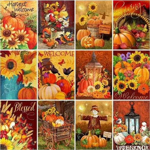 Diamond Painting Sunflower Fruit 5D Diy Diamond Embroidery Full Round& Square Drill Diamond Mosaic Cross Stitch Home Decor