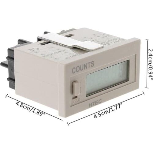 H7EC-6 Vending Digital Electronic Counter Count Hour Meter Omron Without Voltage