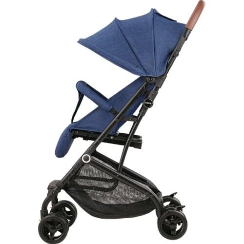 Baby stroller can sit and lie super lightweight folding portable small high landscape children push umbrella