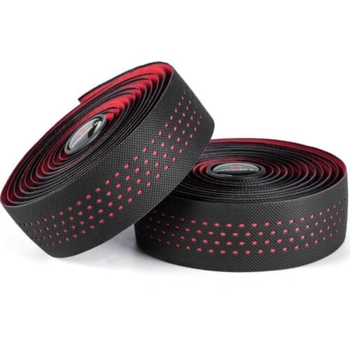 Road Bike Handlebar Straps Breathable Holes Non-slip Bike Straps Comfortable Shock-absorbing Dead-flying Bike Wraps