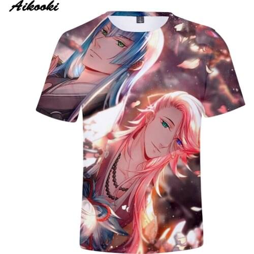 3D T-Shirt Touken Ranbu Online 3D Men/Women Harajuku Anime T Shirt 2021 Summer tshirt Men Fashion Short Slevee New Tops