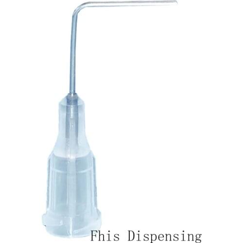 Customized Pack of 1000 Stainless Steel Distribution Blunt Tip 19G 90 Degrees Elbow 1 Inch Dispensing Needles
