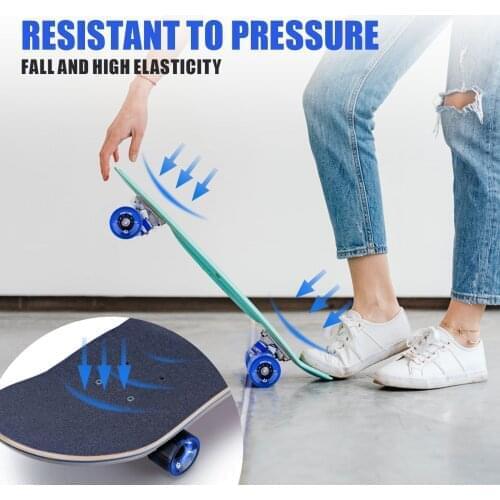 Ronyme 4x 78A ABEC-9 Skateboard Wheels Replacement High Performance Longboard PU Roller Wheels Cruiser Wheels Replacement Wheel