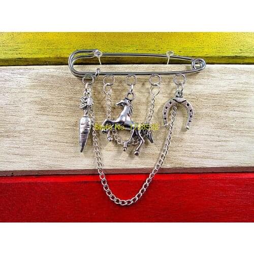 Hot sale brooch Horse kilt pin brooch (50 mm)