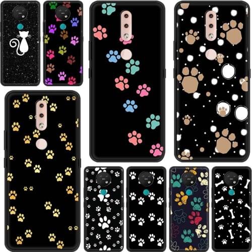 Best Friends Dog Paws Phone Case For Nokia G10 7.2 5.3 3.4 8.3 5.4 X20 X10 G20 C20 C10 2.3 2.4 4.2 1.4 3.2 2.2 1.3 Soft Cover
