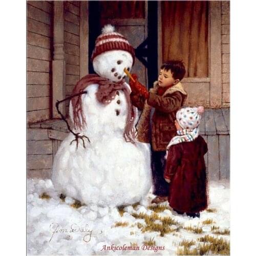 Embroidery Counted Cross Stitch Kits Needlework - Crafts 14 ct DMC color DIY Arts Handmade Decor - The Finishing Touch