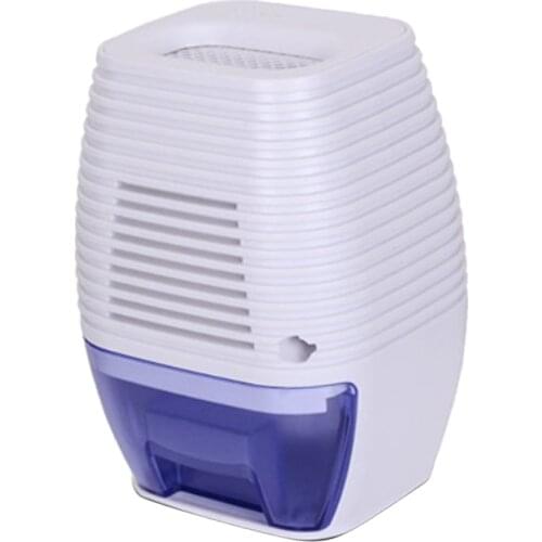Dehumidifier Small Home Office 100ml/D Air Dryer Damp Moisture Mould Remove, LED Indicator, Auto-off Protection