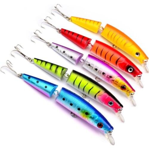 14cm 20G fishing lure SUPERBAIT Double-Section Bait Plastic minnow Artificial Bait