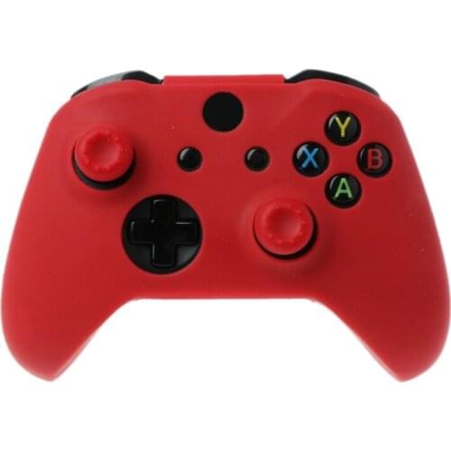 Protective Cover Cap Analog Thumb Sticks Grip Soft Silicone Case Anti-Slip Waterproof for xbox ones Gamepad Controller 32CB