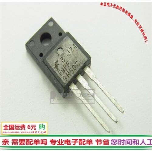 100% New original Import FQPF9N50C field effect 500V 9N50 9A transistor
