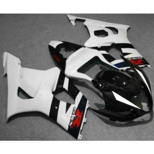 100% fit White Injection for A GSXR1000 03-04 K3 K4 GSXR 1000 R GSXR 1000 03 04 2003 2004 fairing for Suzuki