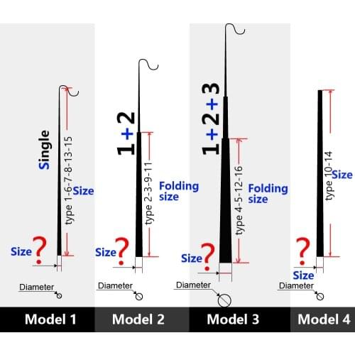 2-18 pieces of 45-100cm fishing rod tip spare part Taiwan fishing rod full size solid and hollow carbon rod accessories custom