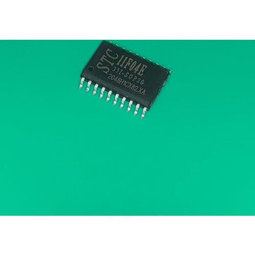 3pcs/lot STC11F04E-35I-SOP20G SOP-20 MCU CHIP STC 11F04E 35I-SOP20G 11F04E 35I-SOP20G