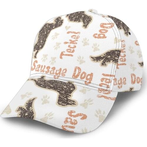 CINESSD Textured Dachshunds Dogs Baseball Cap women men snapback caps Classic Style hat Casual Sport Outdoor cap