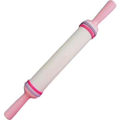 Home Kitchen Cake Roller Pin Crafts Fondant Cake Dough Rolling Pin Baking Tool Non-Stick Fondant Roller Pin DIY Kitchen Baking