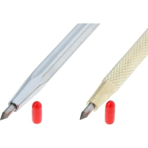 Hot 1PC Tungsten Steel Pointed Scriber Pocket Clip Scriber For Metal Glass Ceramics