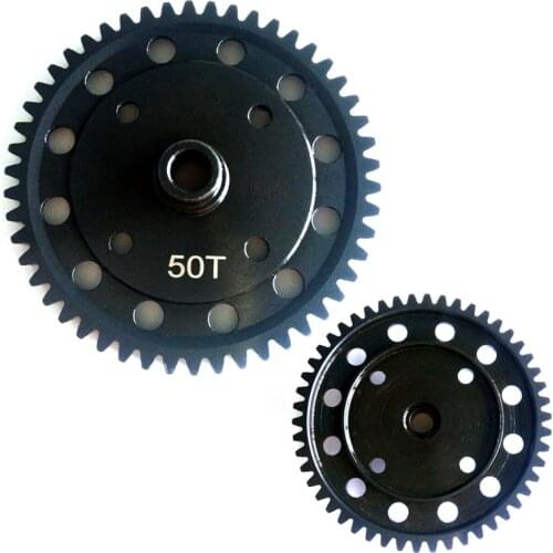 Harden Steel Mod 1 50T Spur Gear Replaces AR310429 For Arrma 1/8 4x4 Vehicles Replacement Parts Black Hardened Steel