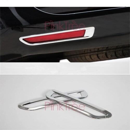 For Mercedes Benz Vito W447 2014 2015 2016 2017 Chrome Rear Fog Lamp Cover Panel Light Trim Plate Car Accessories