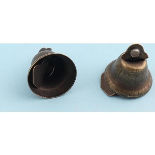 Jingle Bells Blocks 50pcs 11mm Bronze Christmas Bells Wedding party Decoration Bells Kettle Bells Pet Collar Bells Wands Bells