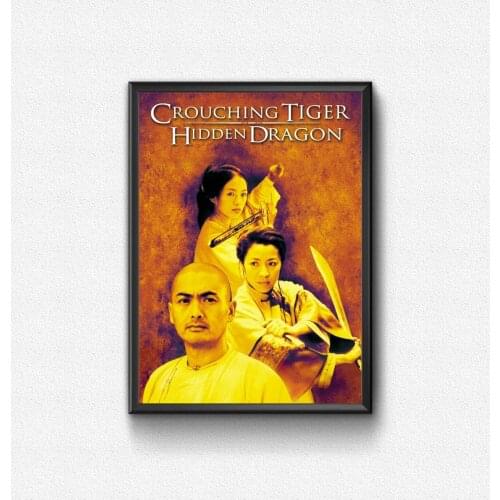 Crouching Tiger, Hidden Dragon (2000) Poster Wuxia film Decor Art Chow Yun-fat Michelle Yeoh Poster Gift