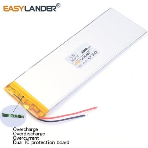 3248145 3.7V 2200mAh Rechargeable Li-Polymer Li-ion Battery For DVR GPS power bank tablet pc Telephone 3050145 3248147
