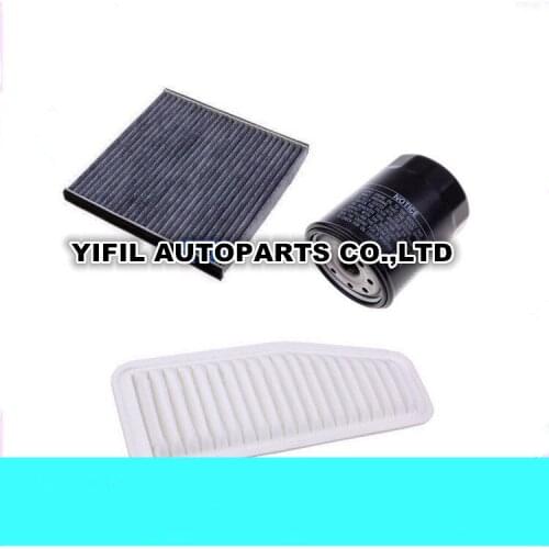 Oil Filter+Air Filter+Cabin Filter For Toyota RAV4 XA20 2.0L 2000-2005 PREVIA XR30/XR40 2.4L 2000-2005 Jonway A380 2.0L 2004