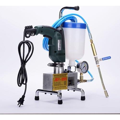 Micro-electric injection pump epoxy polyurethane grouting machine JBY-999 crack plugging high pressure grouting machine