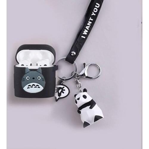 Cartoon Panda Cases for Xiaomi Mi Air 2 2s case Silicone Wireless Bluetooth Earphones Protective Cover AirDotsPro2s