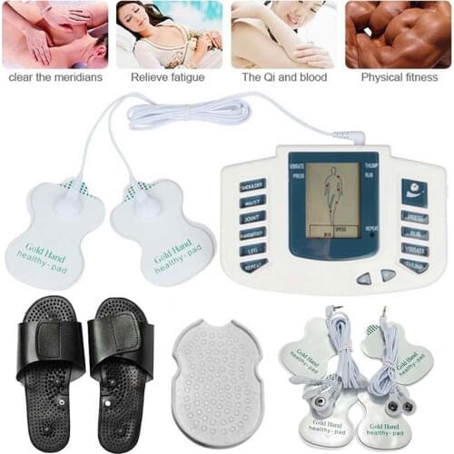 Muscle relax acupuncture treatment relax whole body massager electric stimulator massage whole body pulse convenient and healthy