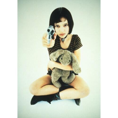 Léon Natalie Portman Vintage Movie Art Film Print Silk Poster Home Wall Decor 24x36inch