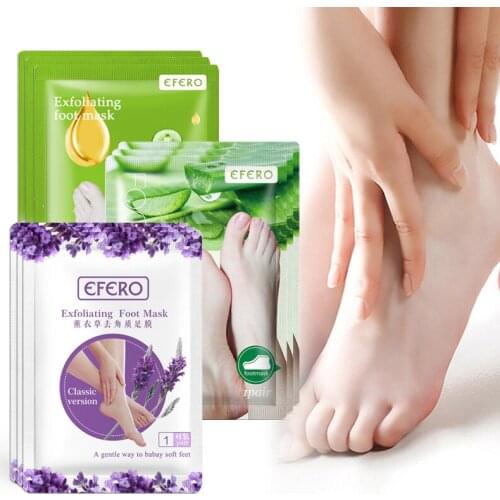 30/20Pair Exfoliating Foot Mask Socks for Pedicure Socks Exfoliation for Feet Mask Foot Peeling Remove Dead Skin Mask for Legs