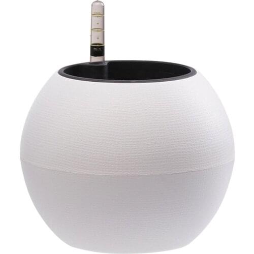 Self Watering Plastic Pot Home Decorative Flower Vegetable Garden Basket Planter