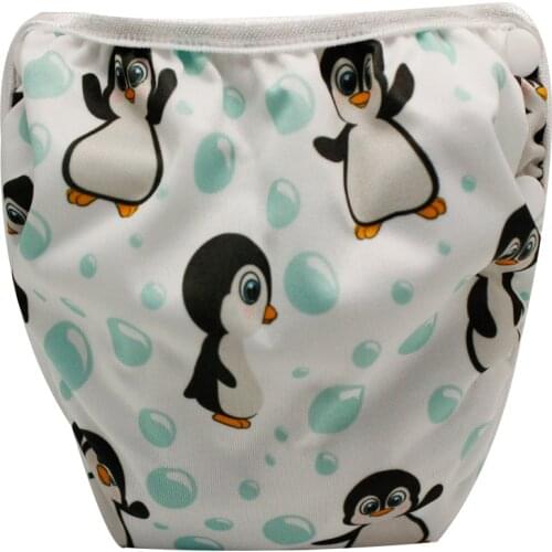 All In One Size Adjustable Infant Cloth Swim Diaper Reusable Baby Swimming Suit Kids Swimwear