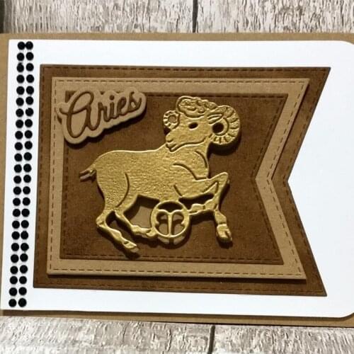 Aries Constellations Series 2020 New Metal Cutting Dies Scrapbooking DIY Card Album Paper Decoration Craft Embossing Die