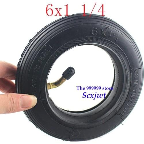 6 x 1 1/4 NEW RIBBED TREAD TIRE FOR ELECTRIC & GAS SCOOTERS
