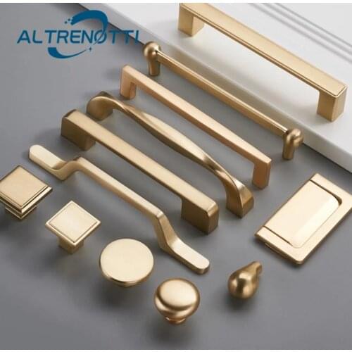 Furniture Cabinet Drawer Handle Zinc Alloy Metal Wardrobe Closet Kitchen Cupboard Dresser Door Pull Home Hardware Modern Knob