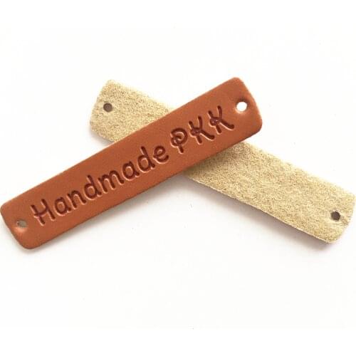 Sewing Leather Labels Custom Handmade Garment Personalized Logo Patches for Clothes/Jeans